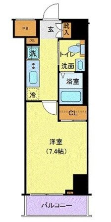 ジェノヴィア目黒南グリーンヴェールの物件間取画像